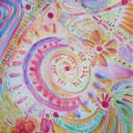 watercolour doodling